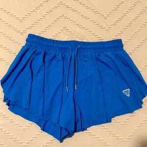 amazon spandex flowy shorts 
Size:XL